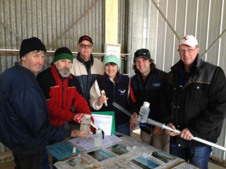 Jeparit Waterwatch group which has provided some of the data in the long-term study of the effect of environmental watering on the Wimmera River. Photo by Joel Boyd